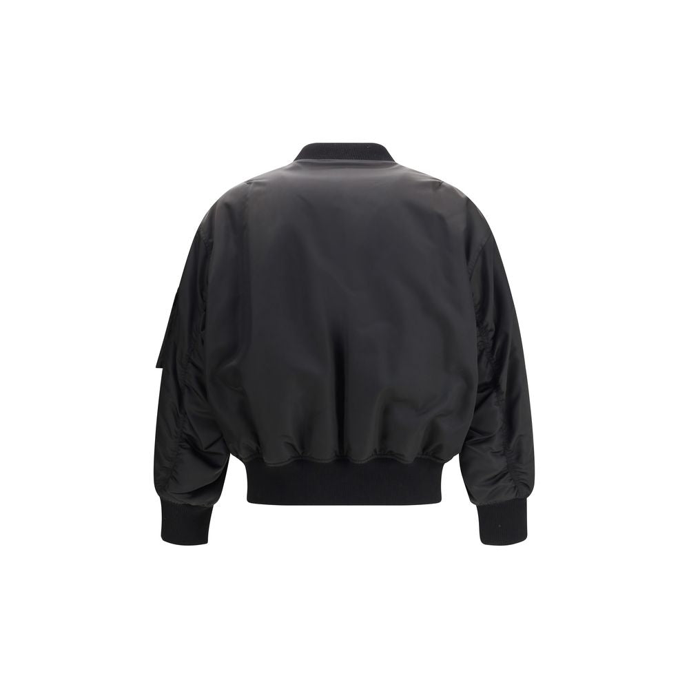 Saint Laurent Oversized black bomber Jacket