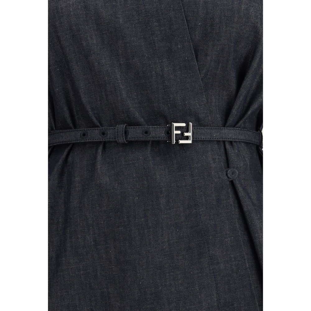 Fendi Chambray Dress With Belt