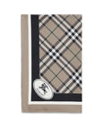 Burberry Checkered Silk Scarf