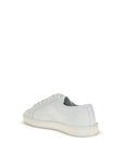 Saint Laurent All White Leather Sneakers