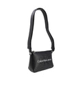 Calvin Klein Jeans Logo Thick Strap Vegan Leather Shoulder Bag