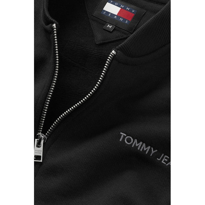 Tommy Hilfiger Jeans Logo Pure Cotton Jacket - Black