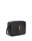 YSL Lou Lou Leather Chevron Quilted Shoulder Bag
