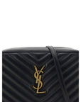 YSL Lou Lou Leather Chevron Quilted Shoulder Bag