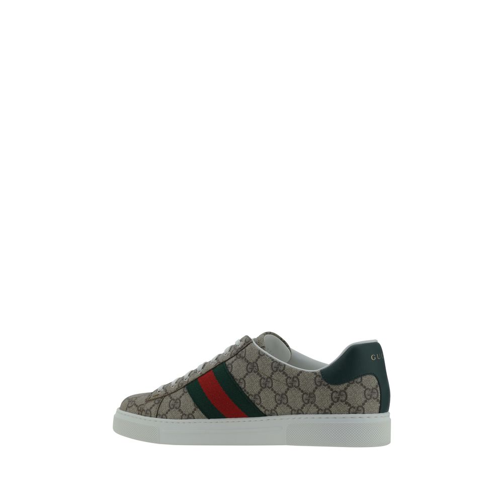 Gucci GG monogram low top lace up sneakers