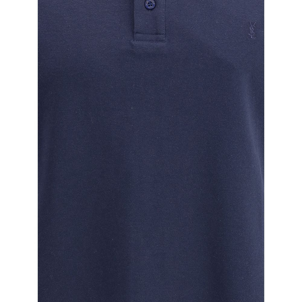 Saint Laurent YSL Cotton Polo Shirt
