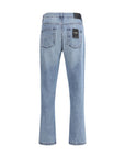 Fendi Straight Leg Light Wash Jeans