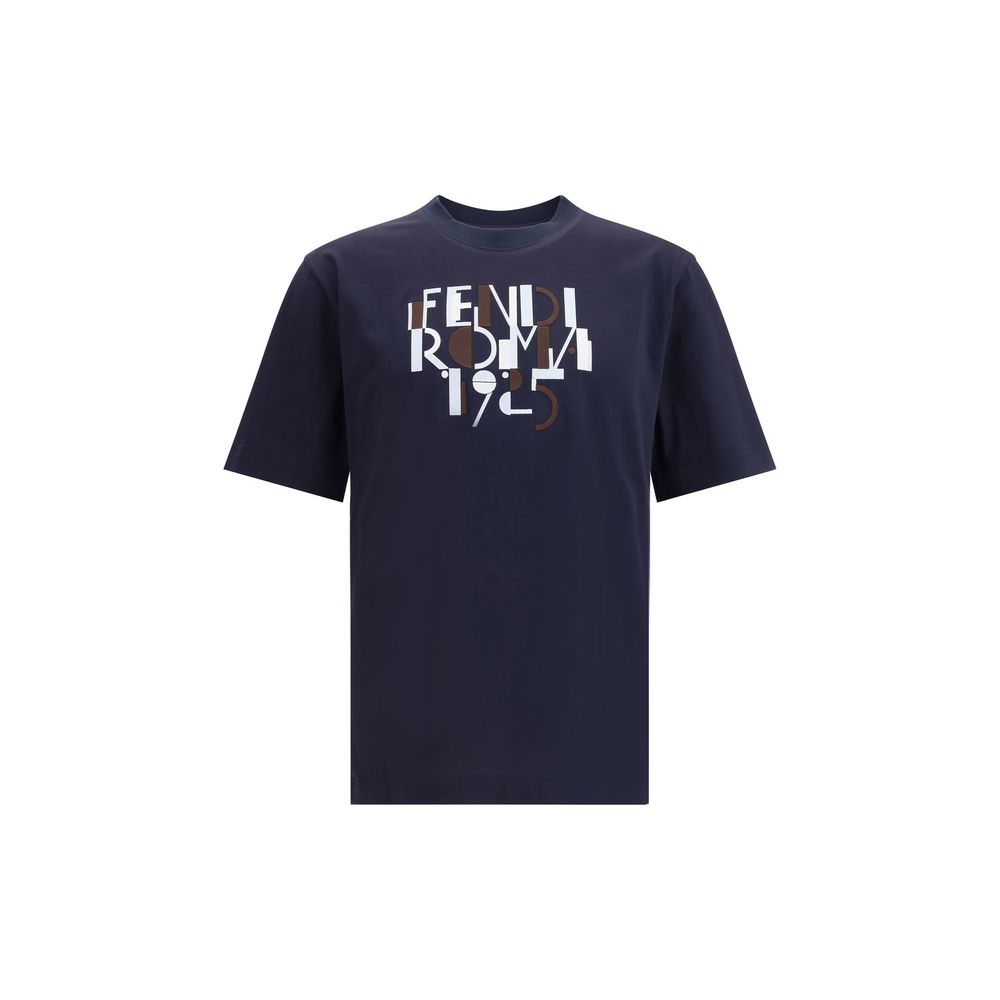 Fendi Logo Cotton T-Shirt