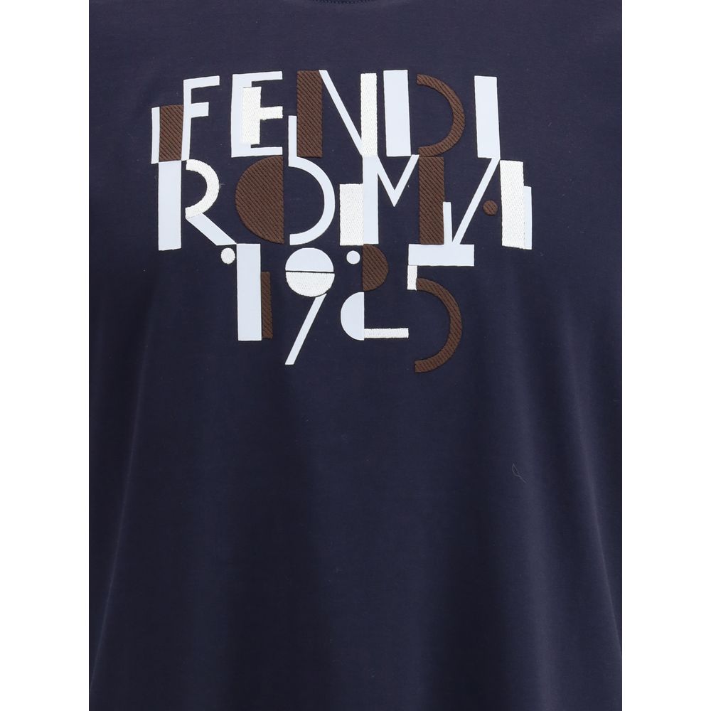 Fendi Logo Cotton T-Shirt
