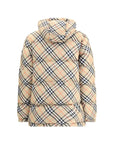 Burberry Hooded Checkered Down Jacket