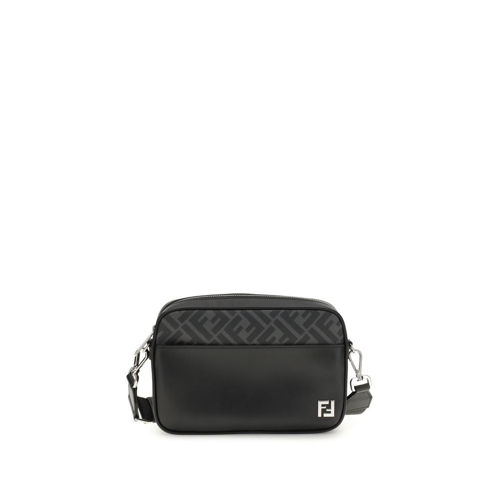 Fendi Monogram Leather Crossbody Bag