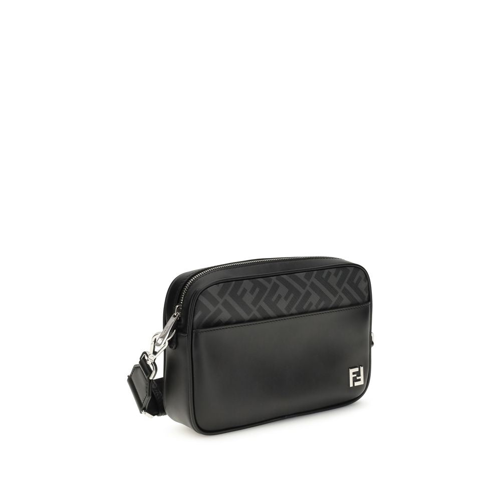 Fendi Monogram Leather Crossbody Bag