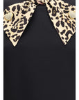 Valentino Leopard Bow Short Dress