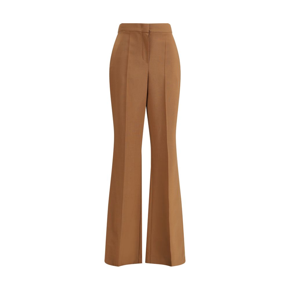 Fendi Wool-Mohair Charleston Flared Pants
