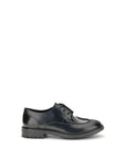Saint Laurent Black Leather Lace-Up Derby Shoes