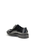 Saint Laurent Black Leather Lace-Up Derby Shoes