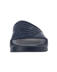 Emporio Armani Logo Resort Slides - black