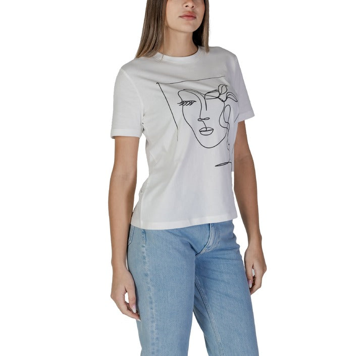 Vila Clothes Line Art T-Shirt 100% Cotton