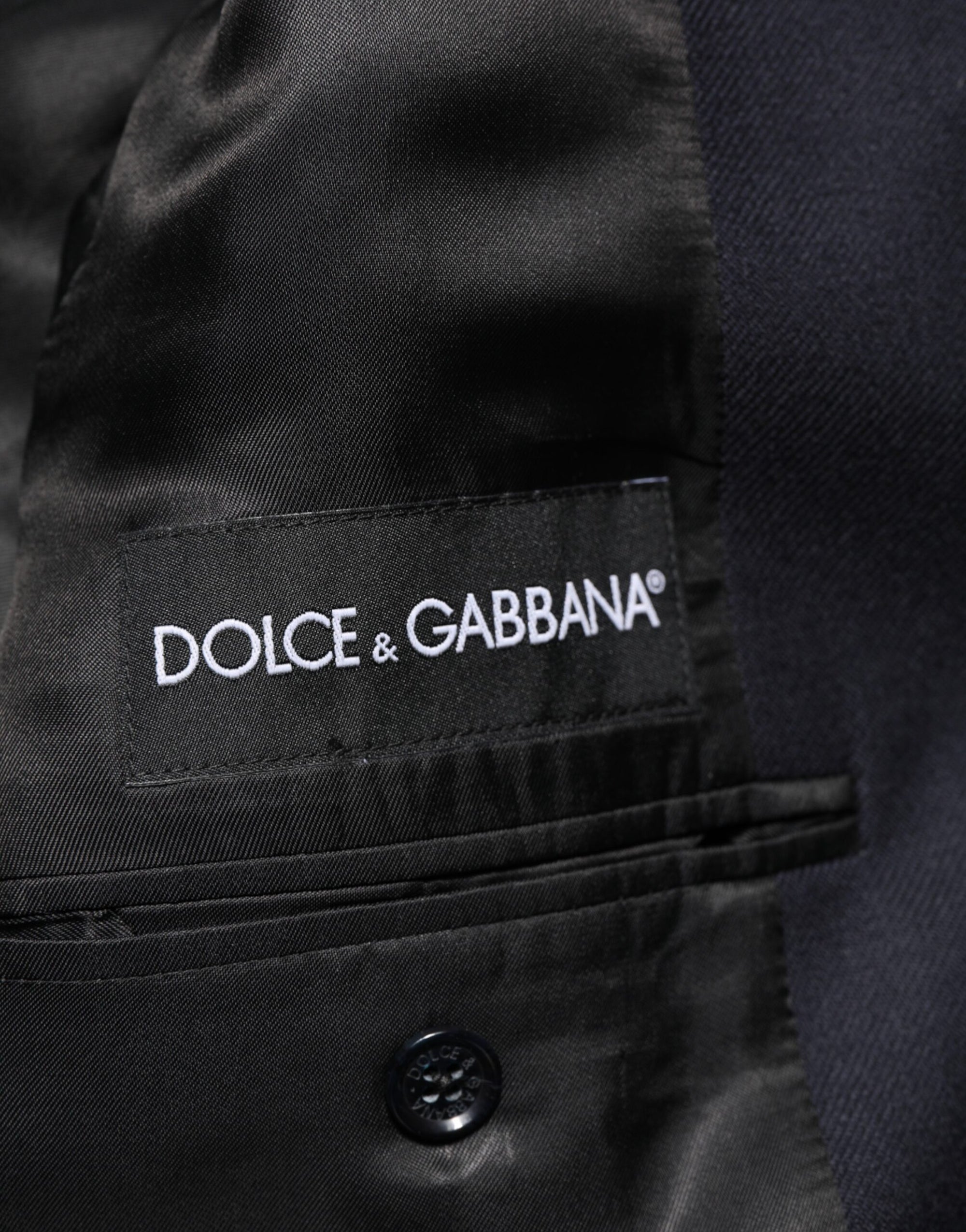 Dolce &amp; Gabbana Longline Wool Blazer - Deep Blue