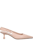 Jimmy Choo Pink Leather Slingback Pumps