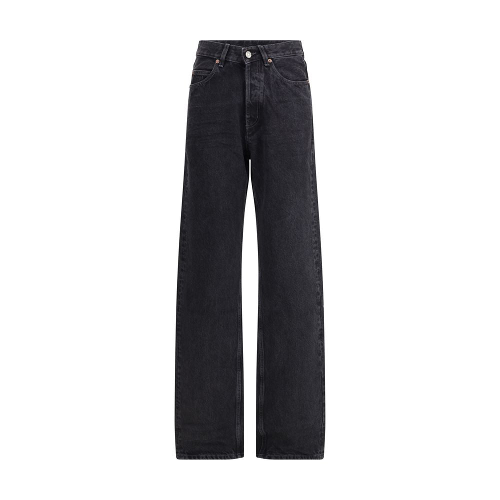 Saint Laurent Dark Denim Straight Leg Jeans