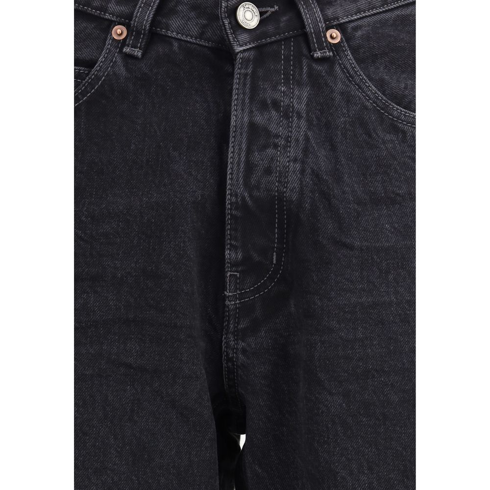 Saint Laurent Dark Denim Straight Leg Jeans