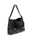 Givenchy Black Leather Voyou Shoulder & Hobo Bag