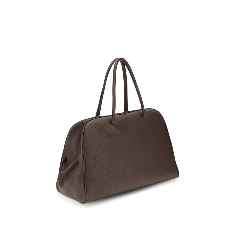 Jacquemus Brown Le Grand Tourisme Leather Travel Bag