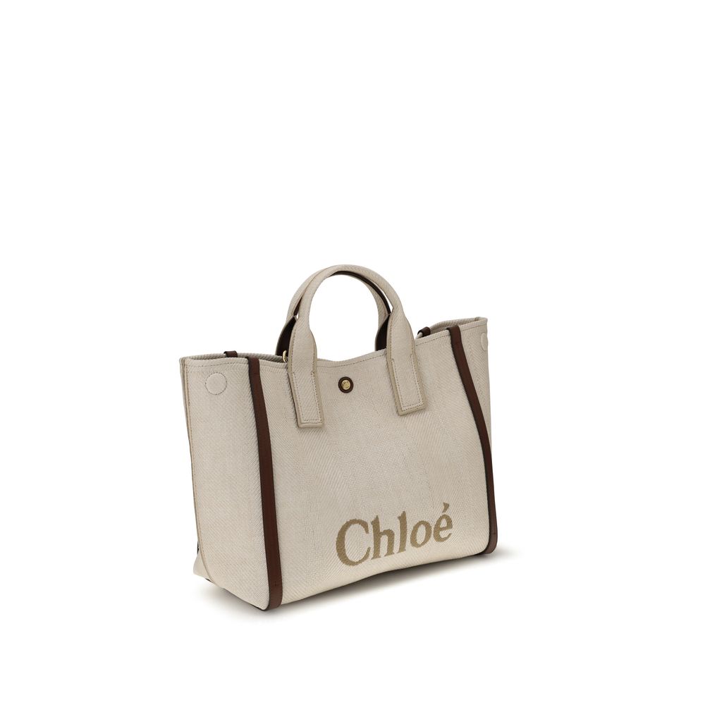 Chloé Top Handle Canvas Tote Bag - Medium