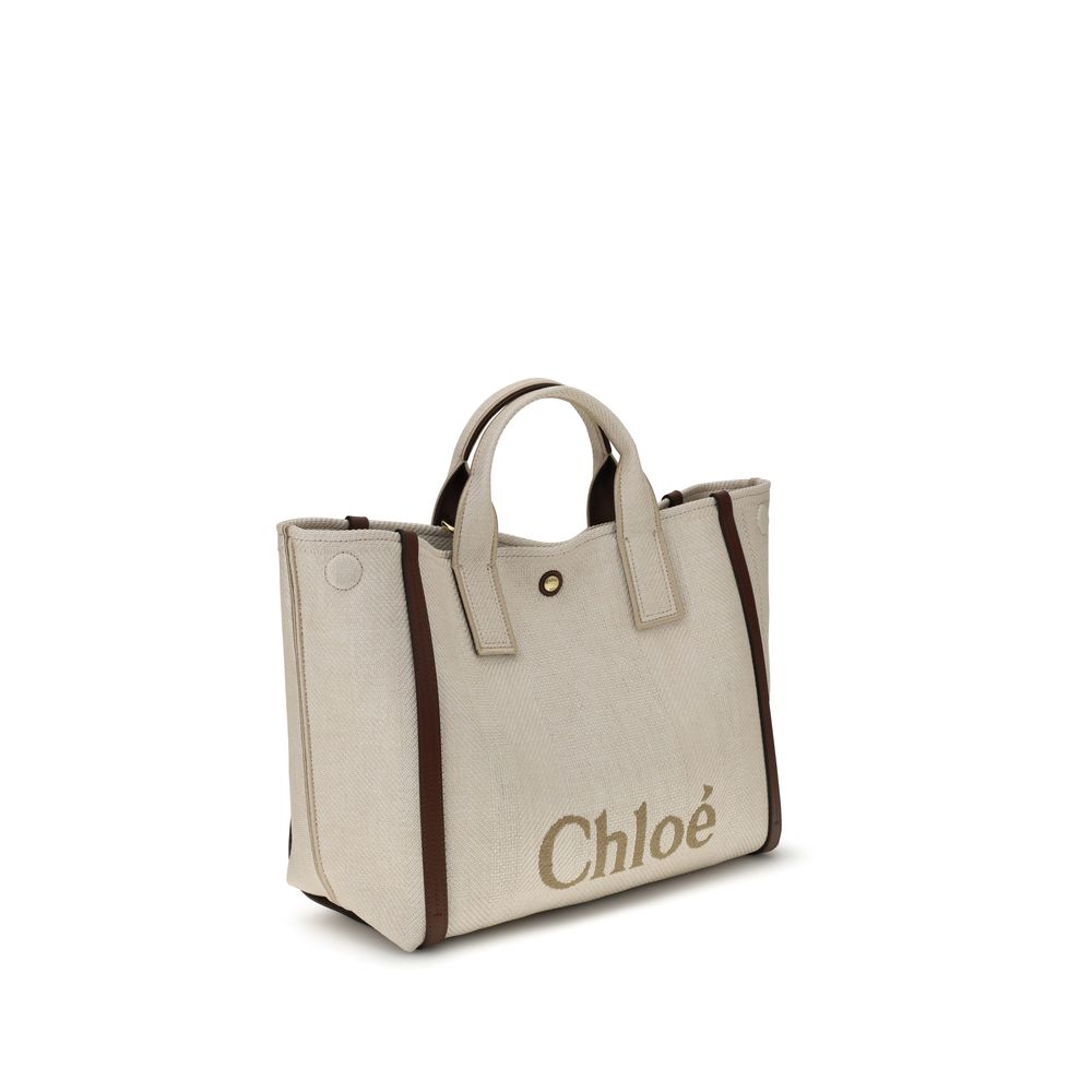 Chloé Top Handle Canvas Tote Bag - Medium
