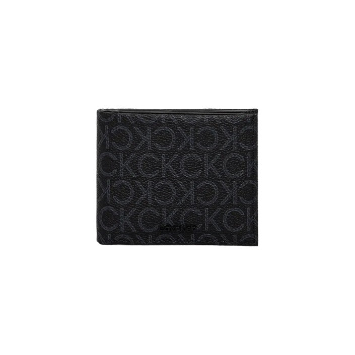 Calvin Klein Logo Monogram Vegan Leather Flip Wallet