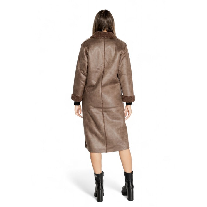 Clerã© Minimalist Faux Wool Lined Longline Coat