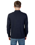 Gas Minimalist Cotton-Blend Long Sleeve Polo Shirt