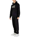 EA7 By Emporio Armani Logo Athleisure Cotton-Rich Performance Tracksuit Set