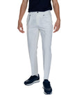 Antony Morato White Ankle Cut Slim Fit Pants