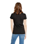 Armani Exchange Logo 100% Cotton Fitted T-Shirt - Black