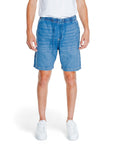 Jack & Jones Minimalist Stretch Waist Light Wash Denim Shorts