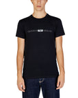 Emporio Armani Logo Cotton-Rich Crewneck T-Shirt - 2 Shades