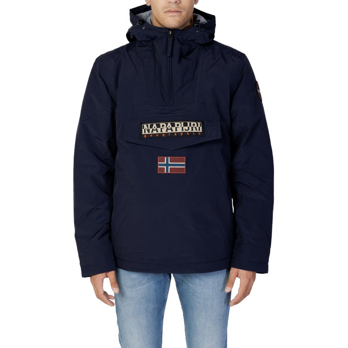 Napapijri Logo Hooded Pullover Outerwear