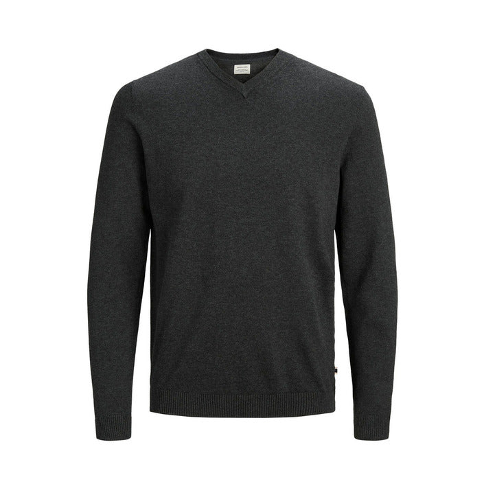 Jack &amp; Jones Minimalist 100% Cotton Sweater - grey