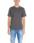 Armani Exchange Logo 100% Cotton Crewneck T-Shirt