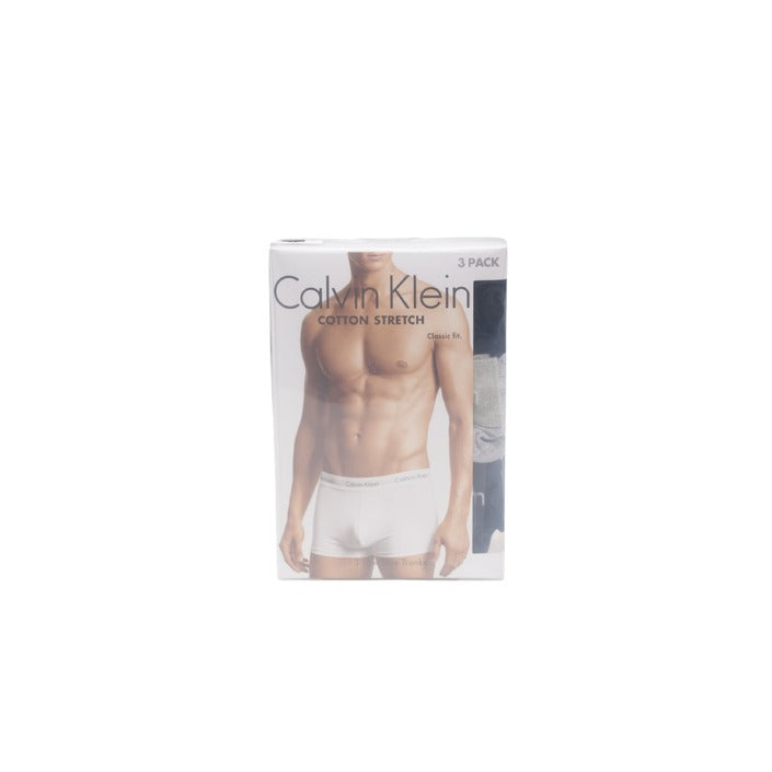 Calvin Klein Logo Cotton-Stretch Trunks