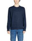 Emporio Armani Logo 100% Cotton Sweatshirt - navy blue