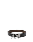 Armani Exchange Logo Vegan Leather Belt