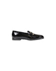 Furla Logo Genuine Leather All Black Loafers