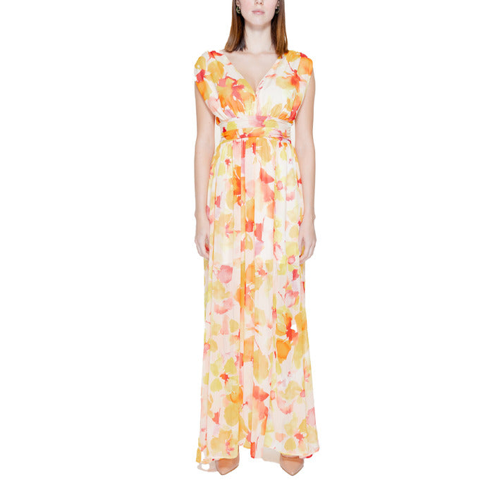 Morgan De Toi Sleeveless Summer Floral Kimono Dress