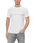Calvin Klein Jeans Logo Panel Organic Cotton T-Shirt - white