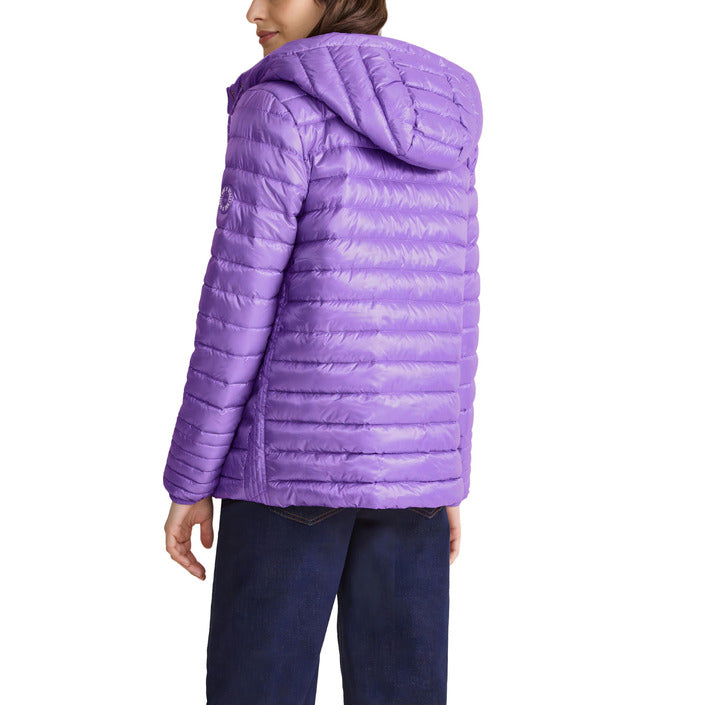 Street One Hooded Puffer Jacket - purple