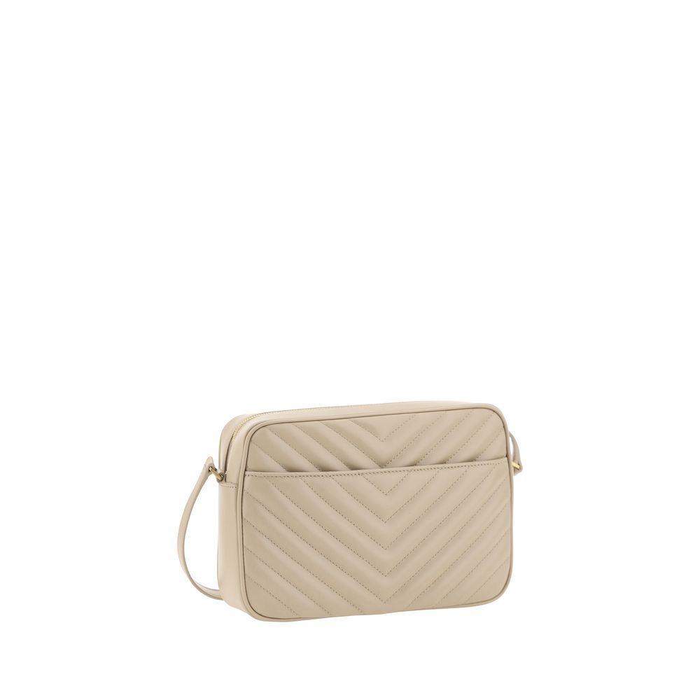 YSL Lou Lou Leather Chevron Shoulder Bag