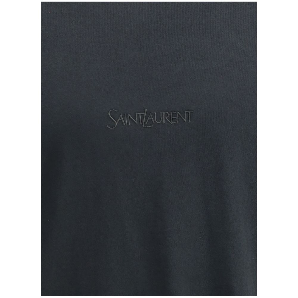 Saint Laurent Logo Cotton T-shirt